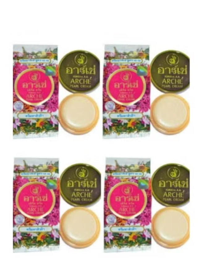 كريم اللؤلؤ لعلاج حب الشباب والبقع الداكنة 3 جرام 4 قطع